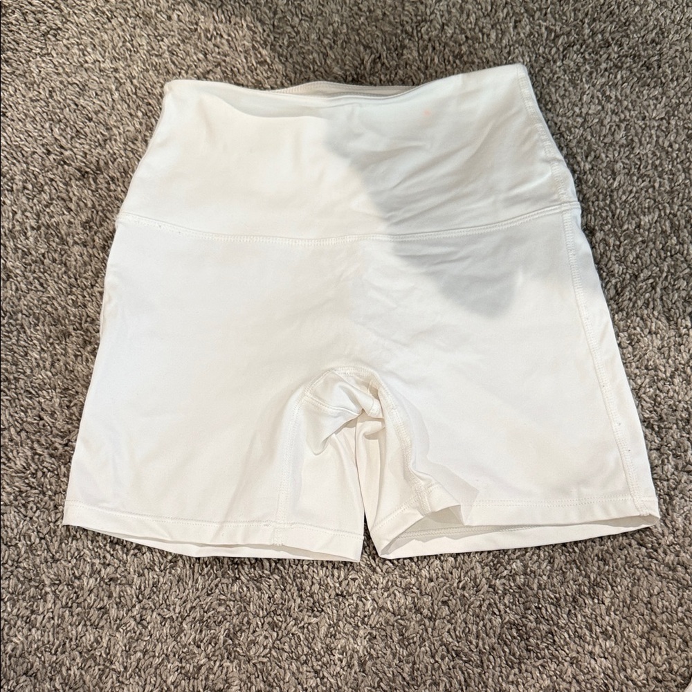 Women's Classic White Bike Shorts